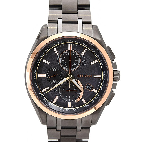 Citizen Watch Men's Attesa Solar Powered 100th Anniversary Model Titanium TI Bla