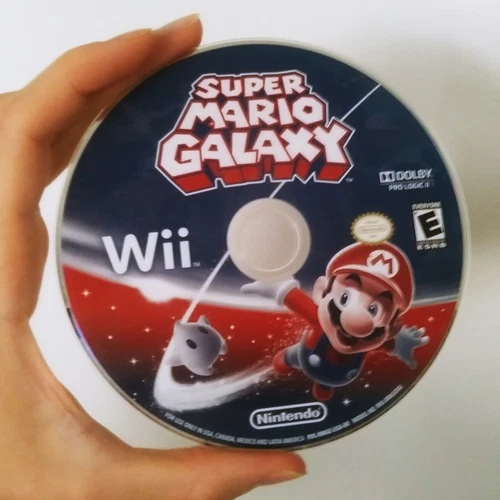 Super Mario Galaxy Disc (Nintendo Wii 2007 Video Game Disc)