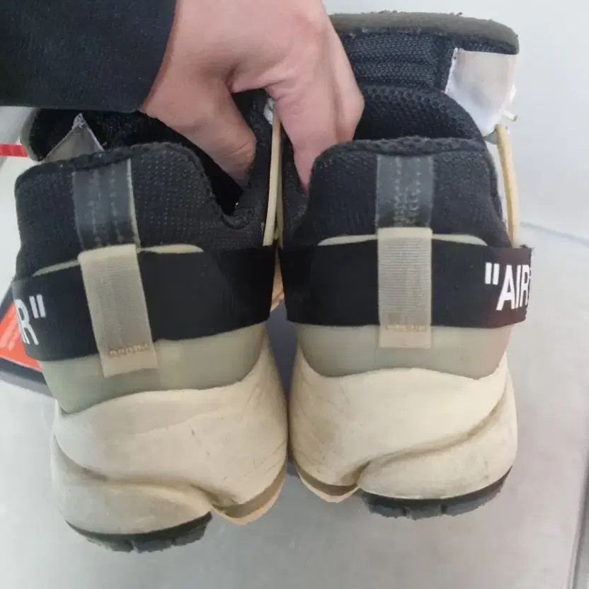 Nike Off-White Prestos Black Sneakers - Size 270, Heavily Used