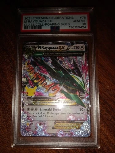 Pokémon TCG Mega Rayquaza EX Celebrations Classic Collection PSA 10
