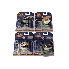 LOT OF 4 Jurassic World Dominion Uncaged Wild Pop Ups Dinosaur Figures Snap