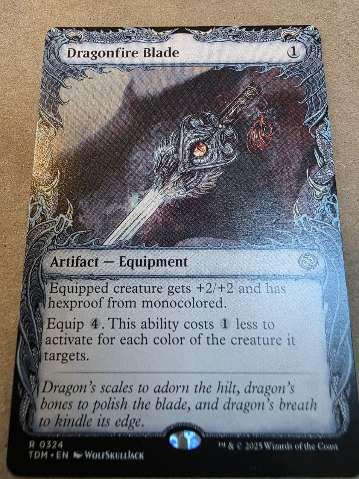 Dragonfire Blade - (Showcase) Tarkir: Dragonstorm Regular - Mtg