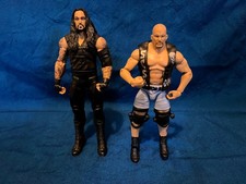 Figuras de acción WWE Mattel Salón de la Fama Stone Cold Steve Austin y Undertaker