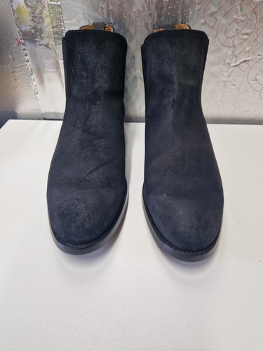Shipton & Heneage Mens Suede Chelsea Boots Black UK 8 EU 42 - Picture 2 of 21