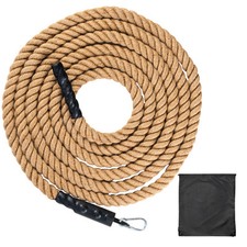 Uimoso 1.5"x20FT Gym Climbing Rope Fitness Strength Training Rope Home Exercise