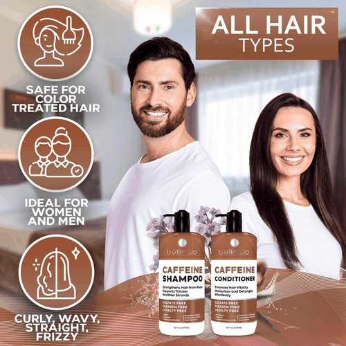 Koffein Shampoo und Conditioner Set Volumizing Boosting für Frauen Männer feines Haar - Bild 6 von 7