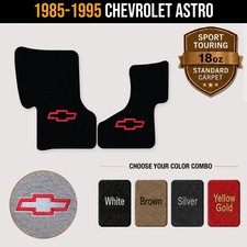 Avery Grand Touring Bowtie Logo Front Floor Mats For 1985-1995 Astro Aih