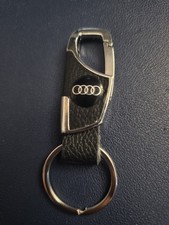 Audi Portachiavi Auto In Acciaio Con Moschettone A Molla. Marchi Auto E Calcio 
