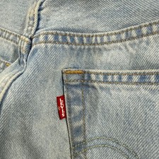 Big E Levi's Women's 501 Original High Rise Straight Leg Jeans Light Wash W28 L2