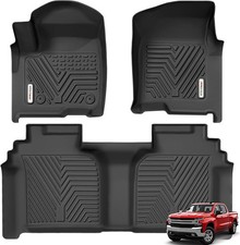 YITAMOTOR Floor Mats for 2019-2026 Chevrolet Silverado/GMC Sierra 1500 