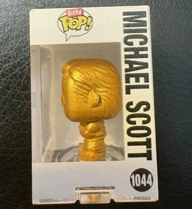 Funko Bitty Pop The Office - #1044 DORADO Michael Scott Hyper Raro 1/32-Como Nuevo Foto 2 de 3