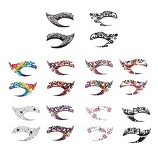Halloween Makeup Eye Temporary Tattoo Facial Face Transfer Sticker Beauty Sup GA