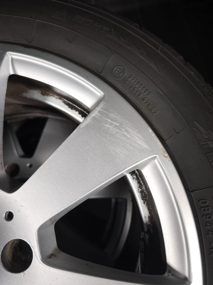 4 Winterräder 205/55R16  Mercedes C Klasse W204 16" Alufelgen - Bild 4 von 4