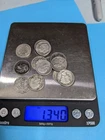 Lot of Roosevelt- Mercury- Barber- And Canadian Dimes 90% Silver 16 Coins