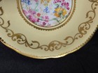 Light Yellow AYNSLEY Cup Saucer W/ Floral Chintz Centers Scrolling Gold Trim Eng — photo 5