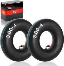 3W4-X02 Heavy Duty 3.00-4 Inner Tube with TR87 bent Valve for 10inchx 3inch