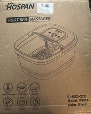 HOSPAN Collapsible Foot Spa Electric Rotary Massage. OPEN BOX FREE SHIPPING