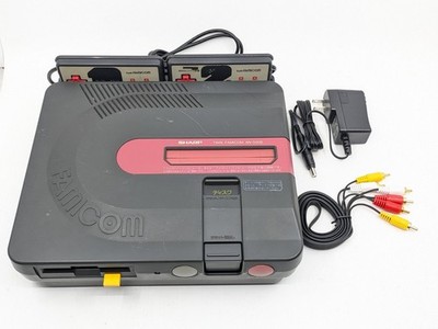 Sharp Twin Famicom AN-500B Black/Red | New Belt | Fully Tested & Working