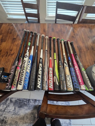 Lot Of Bats Baseball Softball Fastpitch  Demarini Easton Louisville Slugger
