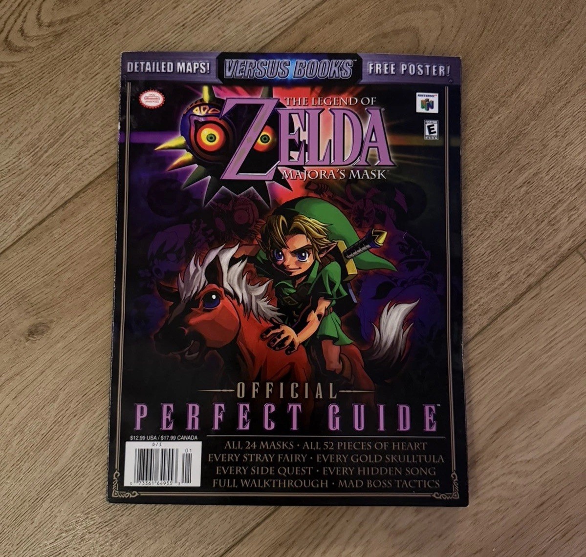 THE LEGEND OF ZELDA: MAJORA'S MASK OFFICIAL PERFECT GUIDE By Casey Loe + Poster