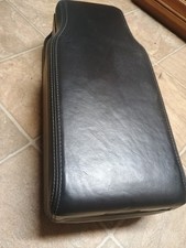 Rare Oem 98-02 Lincoln Town Car Blue Leather Center Console Excellent Condition Rare Oem 98-02 Lincoln Town Car Blue Leather Center Console Excellent Condition