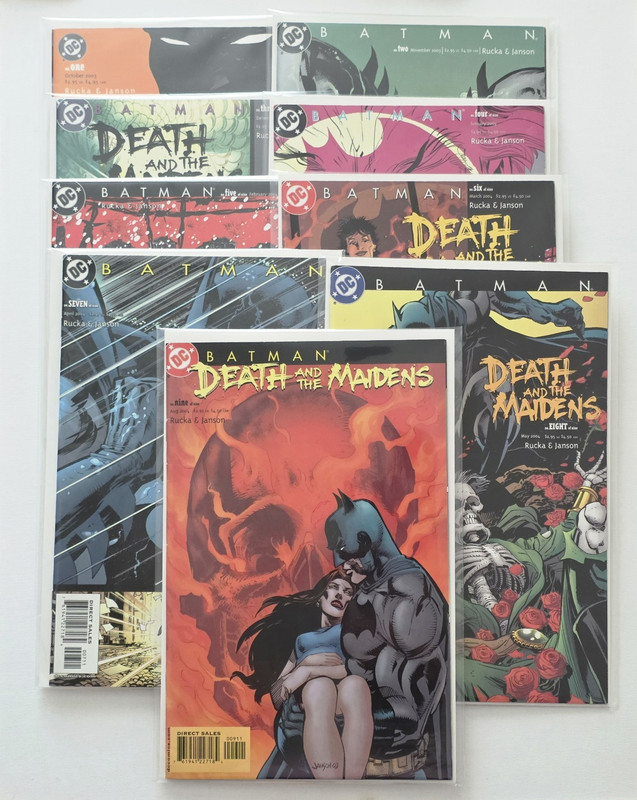 DC Comics Batman: Death and the Maidens Comic Book complete 2004 Rucka Janson