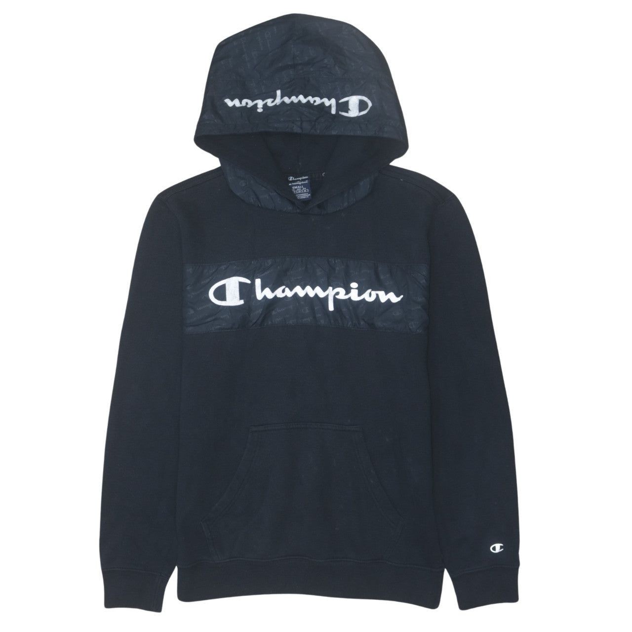 Champion Black Hoodie Mens S
