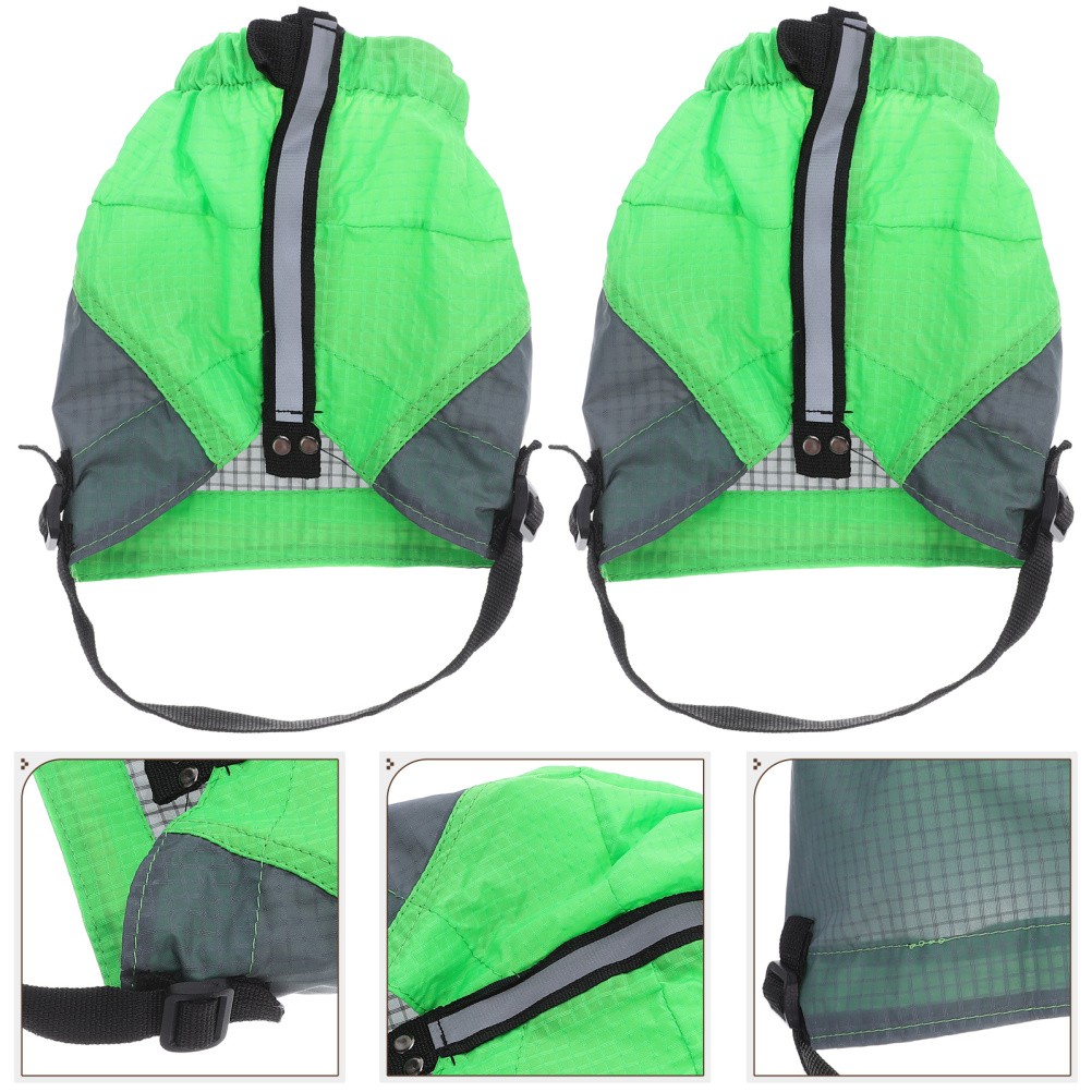  1 Pair Running Gaiters: Breathable Outdoor Shoe Covers - Unisex Anti-Sand Leg