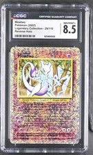 CGC 8.5 Mewtwo 29/110 Legendary Collection) Reverse Holo Pokemon Card