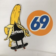 Almost Skateboard Stickers Vintage