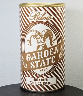 1980 LUDWIG C BILOW GARDEN STATE BOCK BEER CAN EAU CLAIRE WISCONSIN WALTER GOAT