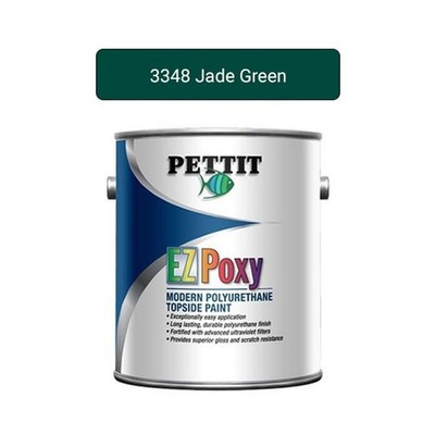 Pettit 3348Q EZ-Poxy Polyurethane Topside Finish, Jade Green - Quart