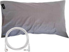 Grounding Pillowcase Queen Size for Better Sleep Includes 15Ft Cord Earth Connec