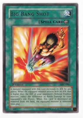 Yu-Gi-Oh! 1st Edition Big Bang Shot #MFC-086 Light Play
