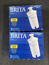Brita Replacement Filters Lot Of 2- 3 Pack white. Model # 0803