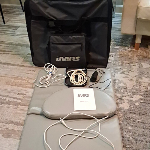 iMRS Portable Magnetic Field Therapy Mat System Gray w/ Bag, Cables & Manual
