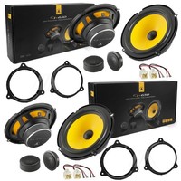 "Jl Audio Kit 8 Lautsprecher 6,5\" 2-Wege Front/Heck FüR Renault Captur Ii Gelb"