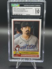 2025 Topps Heritage High Number - Real One Autographs Corbin Carroll #ROA-CCA...