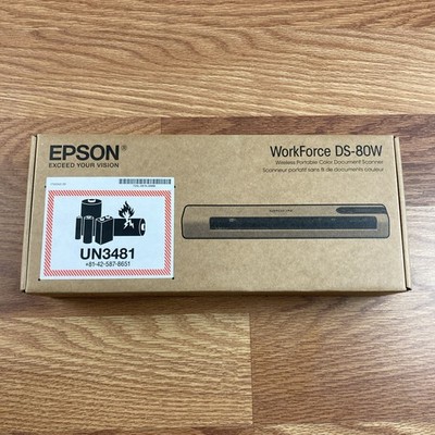 Epson Workforce DS-80W Wireless Portable Color Document Scanner - FAST SHIP