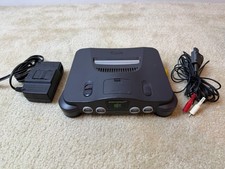 Nintendo 64 N64 Console Bundle Cables, Cleaned and Tested