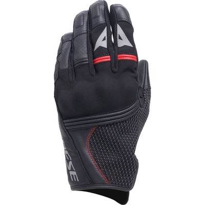 Dainese Namib Summer Textile Motorcycle Motorbike Gloves Black / Black