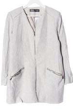 ZARA Cappotto corto Donna Cappotto Taglia IT 46 grigio chiaro stile casual