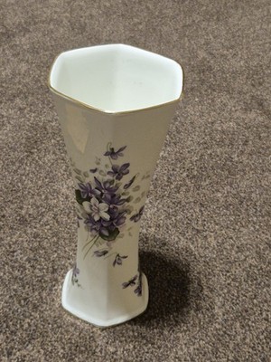 Aynsley English Country Danbury Mint Bone China 23 cm Vase sehr guter Zustand ohne Verpackung 