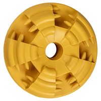 Duvo+ Snackspielzeug Griplay Ufo Gelb 11X11X5Cm FüR Hunde Mit Zahnpflege