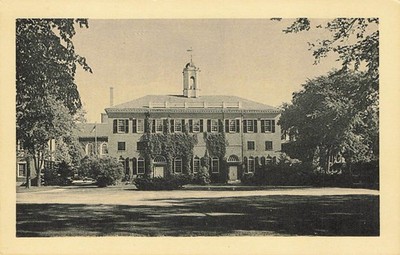 Vintage Postcard Bartlet Chapel Pearson Hall Phillips Academy Andover MA B&W