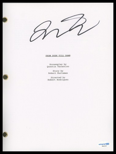 Quentin Tarantino "From Dusk Till Dawn" AUTOGRAPH Signed Script Screenplay ACOA