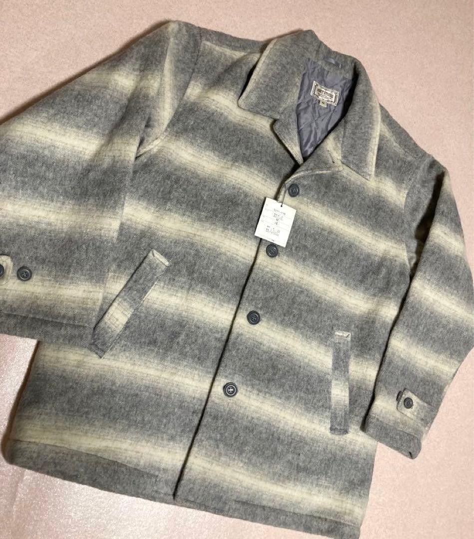 PRACT STUDIO CPO Wool Jacket Ombré Gradient Vinta… - image 2