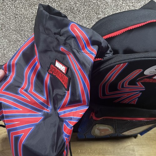 George Marvel Spiderman Rucksack Tasche Kinder schwarz rot verstellbarer Riemen 3-teilig - Bild 8 von 10
