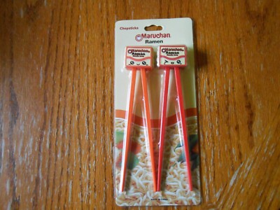 MARUCHAN RAMEN Chopsticks SET OF TWO NIP