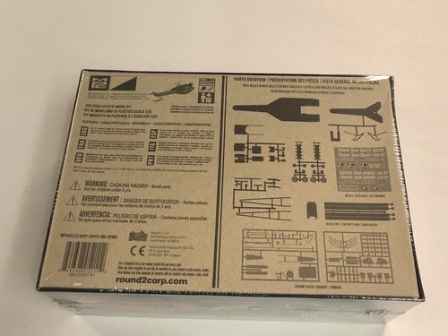 MPC BY ROUND 2 MODEL KIT RUPP SUPER SNO SPORT SNOWMOBILE DRAGSTER 1/20 - Picture 3 of 5